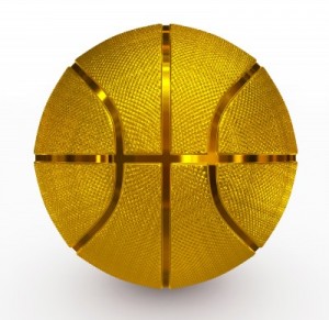 golden basketball