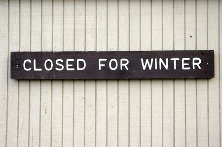 closed for winter