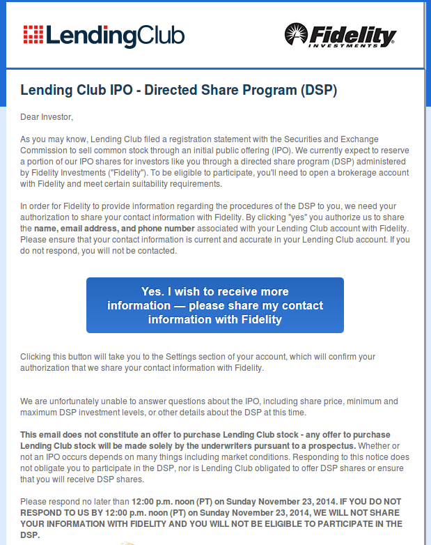 Lending Club IPO