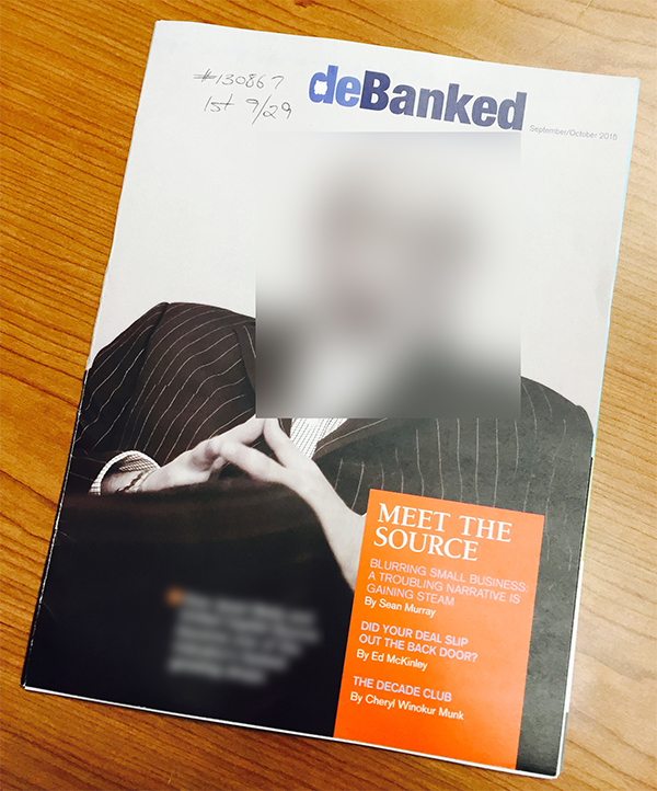 deBanked Magazine Cover Teaser