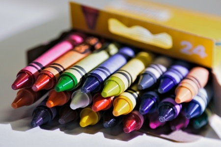 full box of crayons