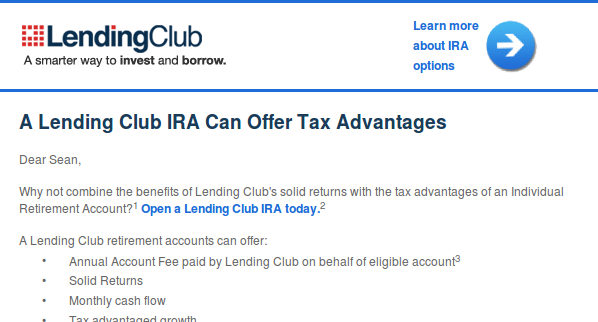 Lending Club IRA