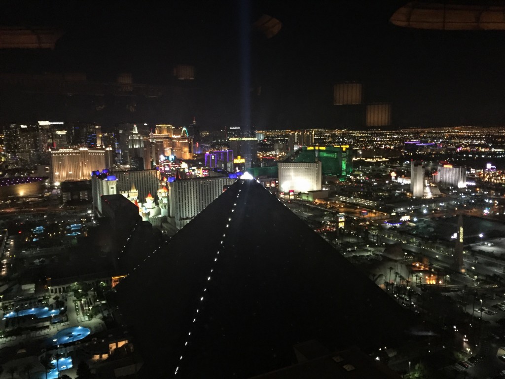 View from the top of the Mandalay Bay