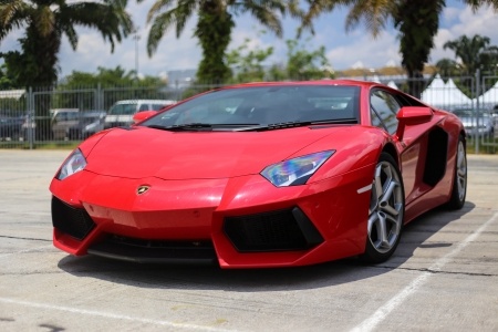 red lamborghini