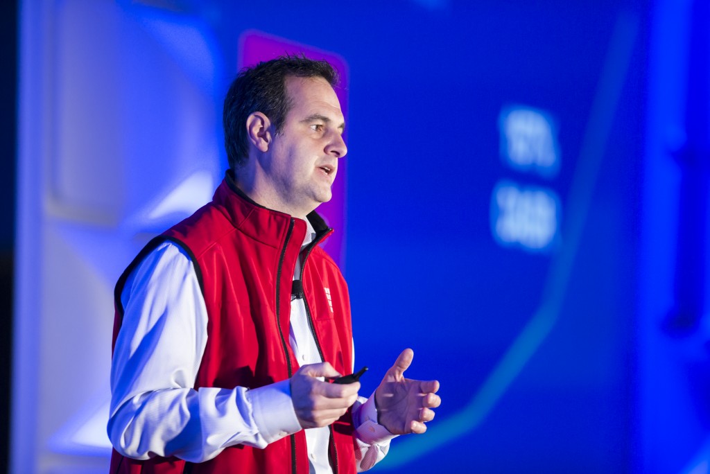 Renaud Laplanche, 1 month before he resigned from LendingClub at the LendIt USA 2016 conference in San Francisco, California, USA on April 11, 2016. (photo by Gabe Palacio)