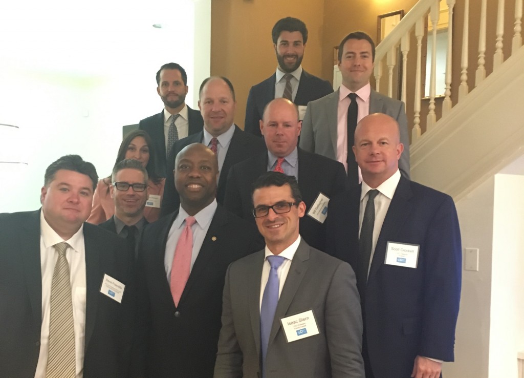 Senator Tim Scott with the Commercial Finance Coalition