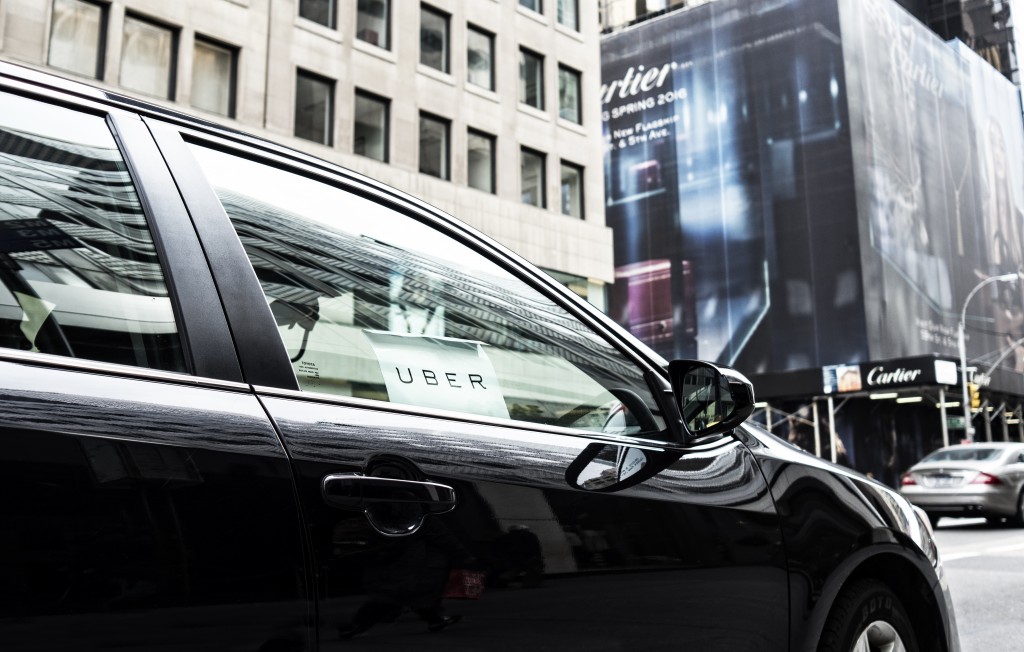 Uber With Sign in Window