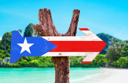 Puerto Rican Flag Sign