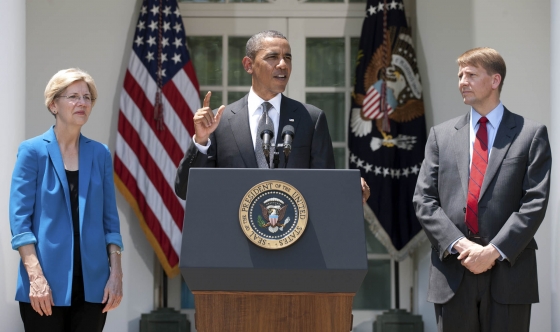 Senator Warren, President Obama, and CFPB Director Cordray