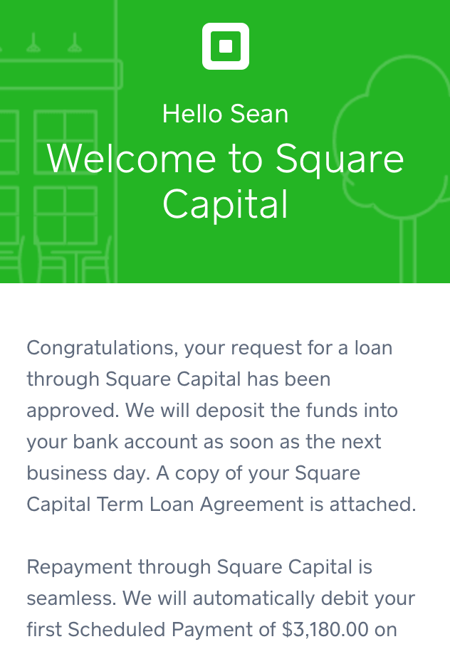 square capital approved