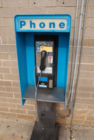 old payphone