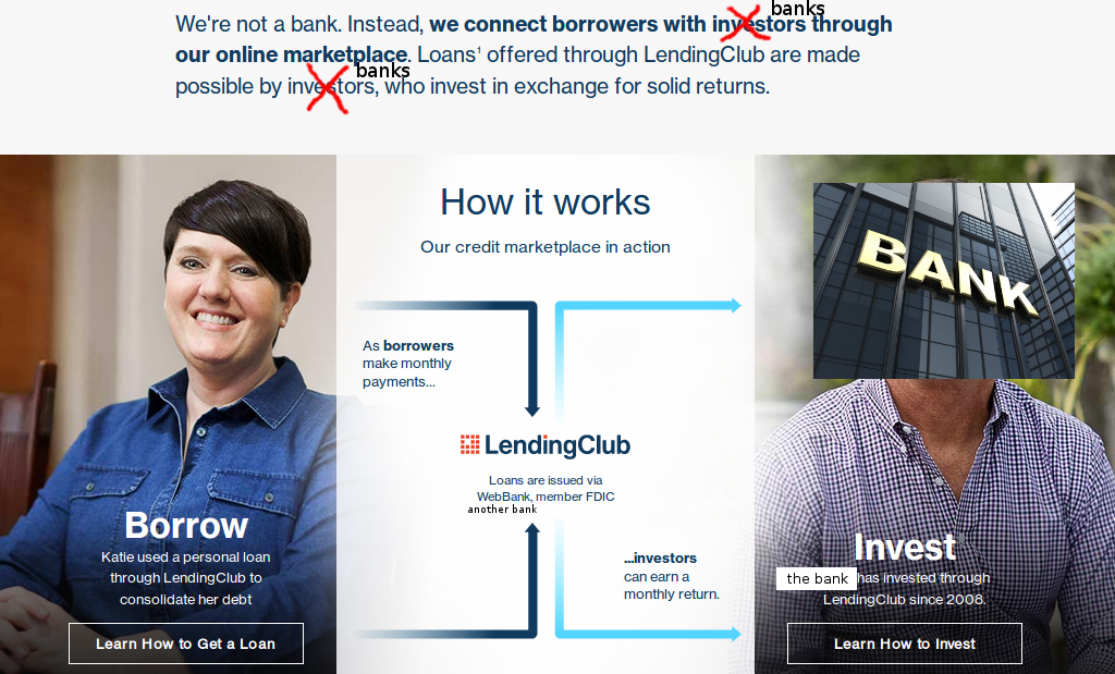 bank funding through Lending Club