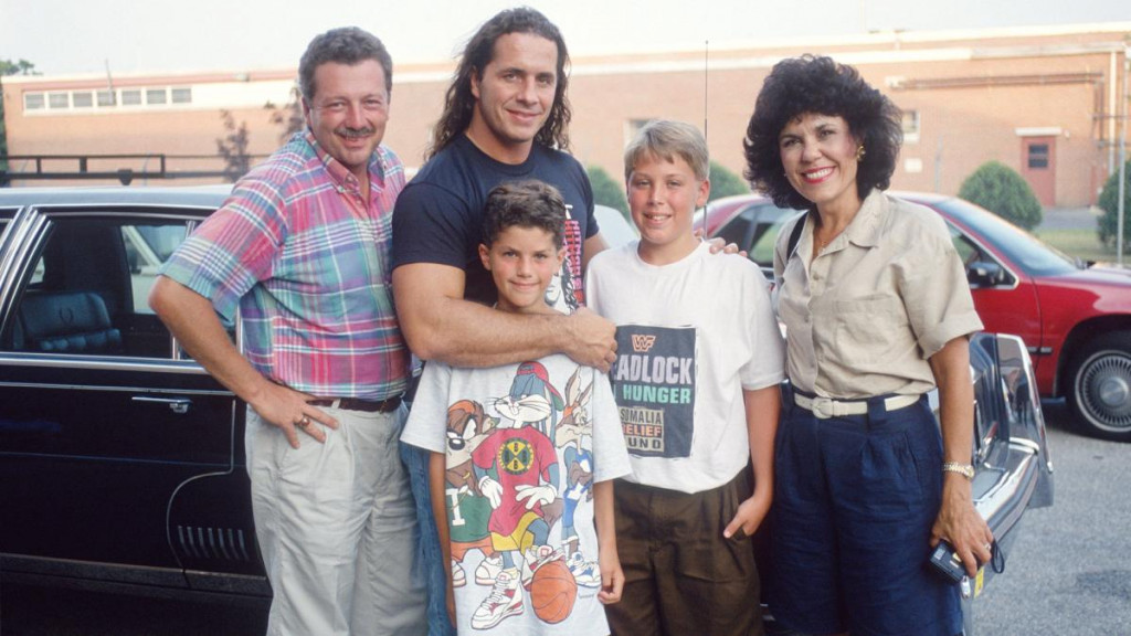 Bret Hart, Paul Pitcher and Family