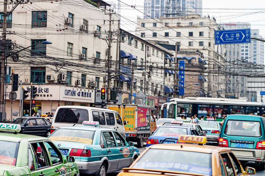 Taxis in Shanghai