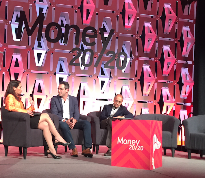 Noah Breslow CEO OnDeck (center) at Money2020