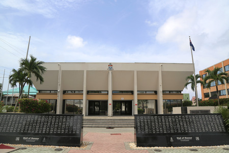 cayman islands court house at george town