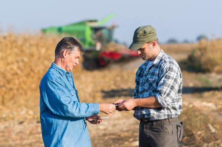 farmer getting paid after harvest