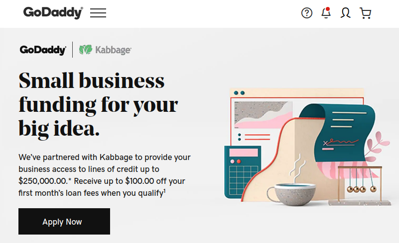 godaddy kabbage