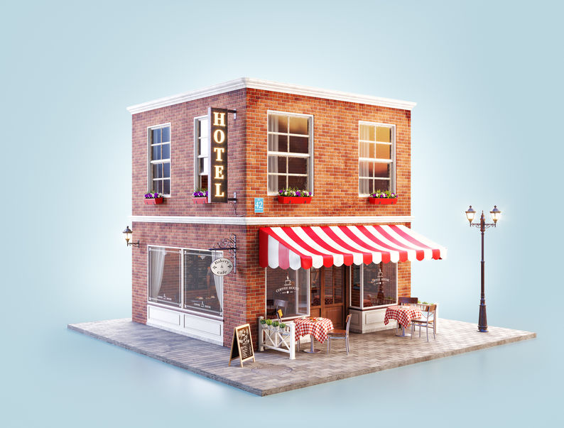 restaurant 3d