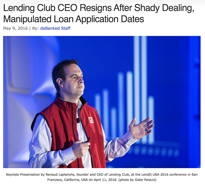 lending club ceo resigns