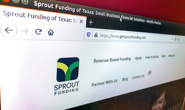 Sprout Funding Homepage