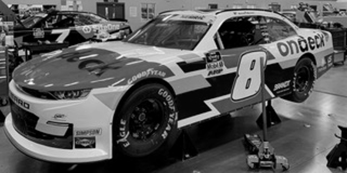 NASCAR - Black and White