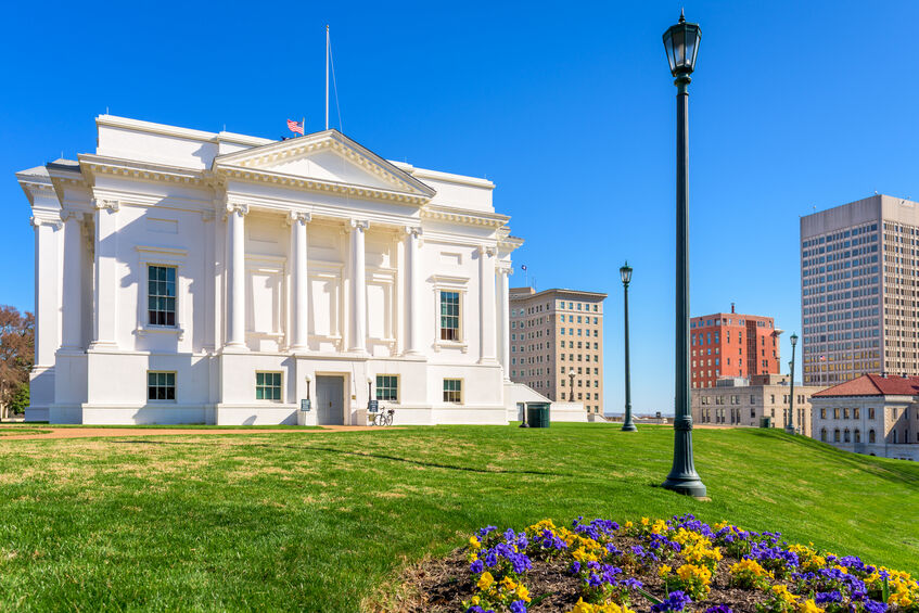 Virginia Capitol Building in Richmond