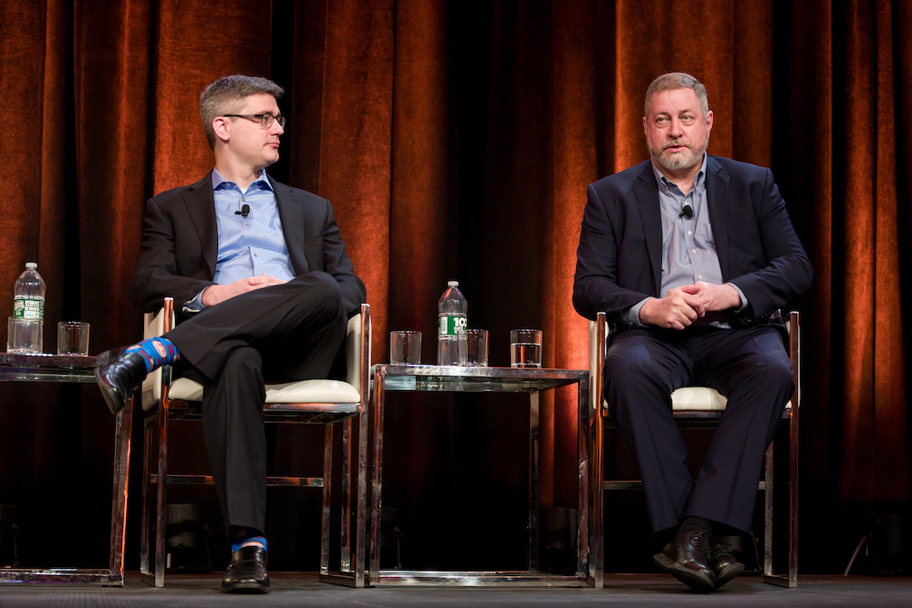 Scott Pearson, right